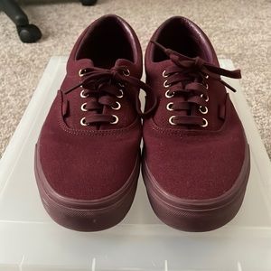 Vans era burgundy -size 11